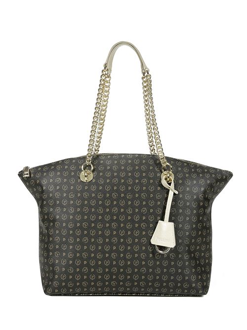 Tote Bag Heritage Logo Classic Nero/avorio POLLINI | TE8408PP02Q11/00C